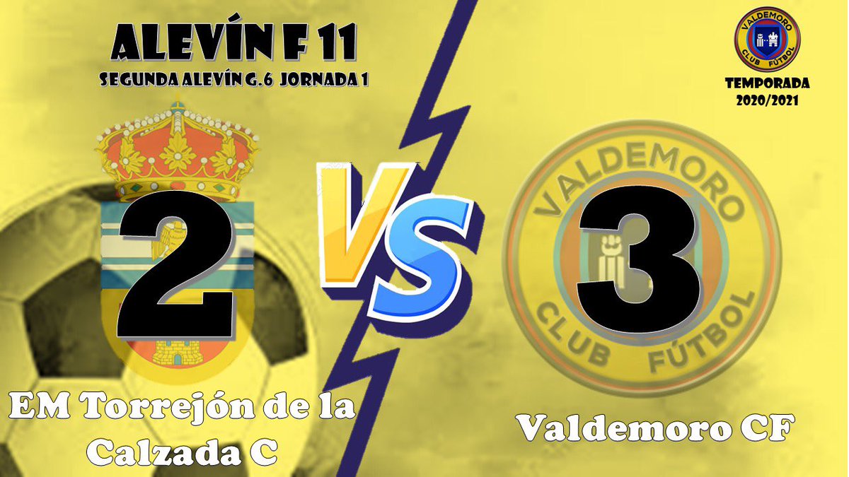 ValdemoroCF's tweet photo. 🟡🔵🟡RESULTADOS DEL FINDE🟡🔵🟡
Nuestros equipos de fútbol 11 tuvieron suerte dispar: El Alevín A y el Cadete se trajeron los 3 puntos a Valdemoro en su primera jornada mientras que a nuestro Juvenil se le sigue resistiendo la victoria, toca seguir trabajando.
Vamos Valdemoro!💪 https://t.co/blDmaVcuRu