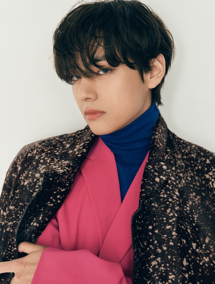 Bts V News According To A Japanese Media Kstyle Bts V Has Revealed A Gravure Bts Photo Shoot With A Bold Pose And A Unique Atmosphere In The First Part