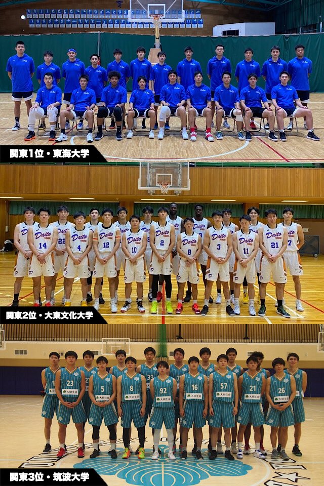 jubf_official's tweet photo. 🏆#インカレバスケ

【出場校・関東地区】
▼男子
東海大学
大東文化大学
筑波大学
白鷗大学
日本体育大学
専修大学
青山学院大学
日本大学
中央大学
早稲田大学
明治大学
明星大学

▼出場校詳細
https://t.co/VMpZzH1rtb

#大学バスケ
#大学日本一決定戦 https://t.co/2t5vMXRAJT