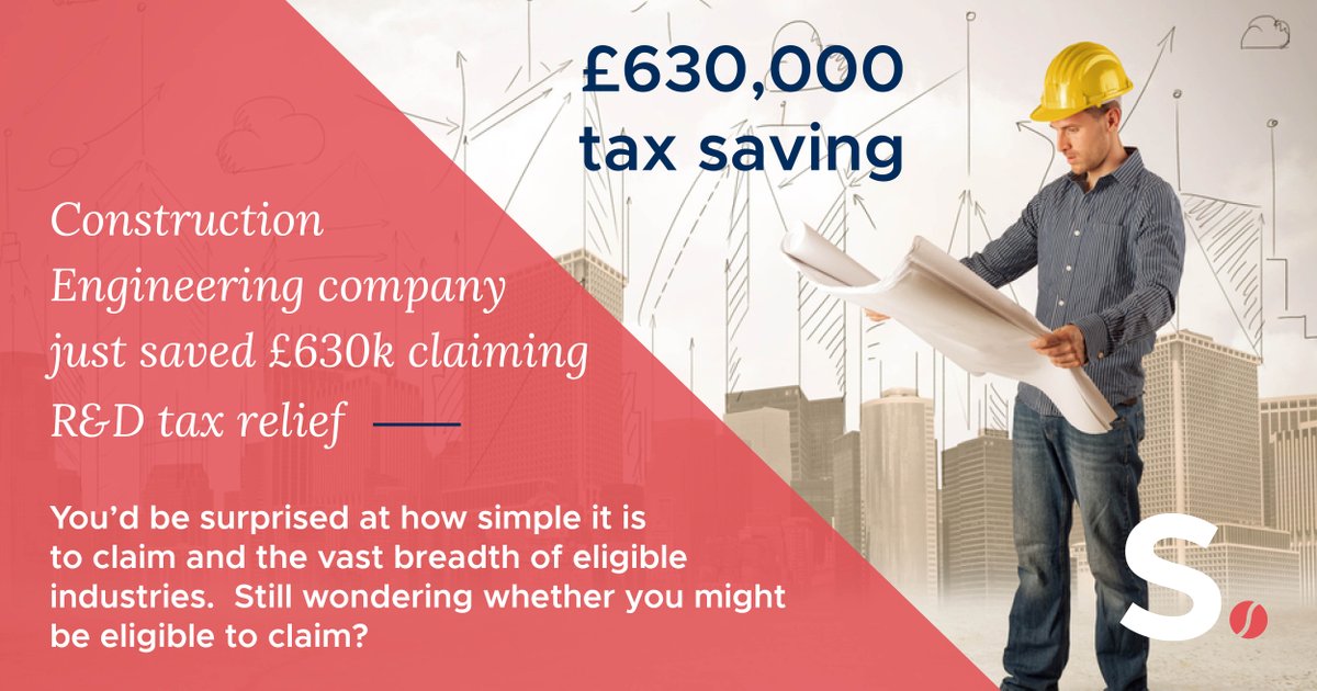 Shorts1890's tweet photo. Our Radius team recently completed a £630k tax saving for a #Construction #Engineering company, claiming R&amp;D tax relief.  #RandDTaxRelief #TaxRelief #WhyMissOut #PayLessTax #SoSimpleToClaim
https://t.co/faqOA4jV0c https://t.co/l0akKmuyoH
