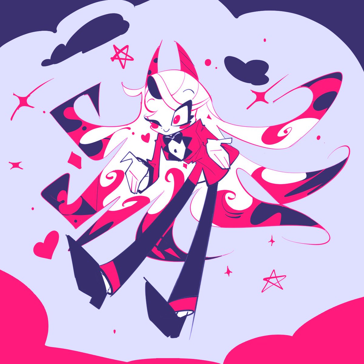 eno_noko's tweet photo. 🌈
#HazbinHotelFanart https://t.co/dhHGyjqHZp