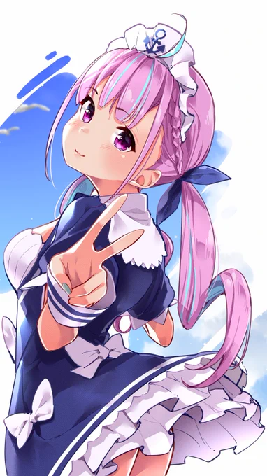 #こえていくホロライブ
ホロライブファンアート30日連続投稿チャレンジ中
♥️??⚓️ 