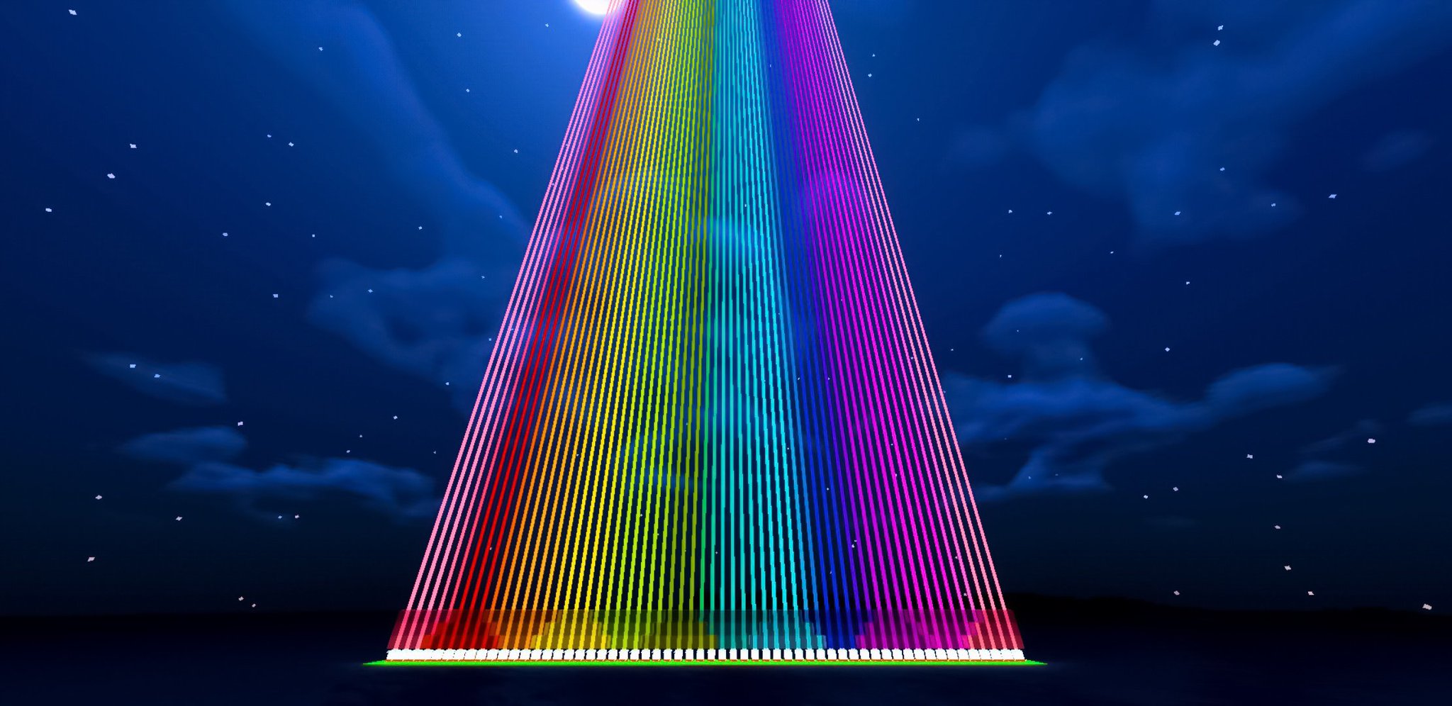 ぬま ᴺᵘᵐᵃ やっと完成した 59連虹色ビーコン 本来は58連 ここまでくるのに時間かかったな もー満足 感無量 マイクラ Minecraft 統合版 マイクラbe T Co Hje4dpve00 Twitter