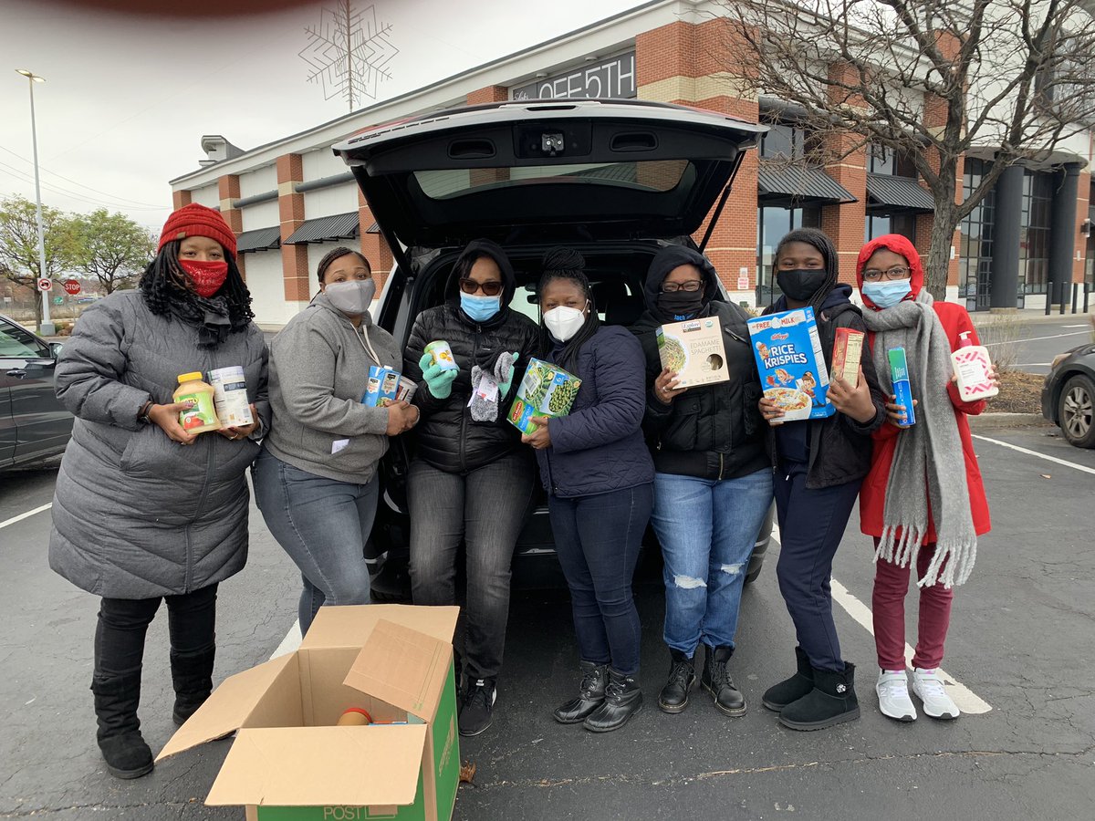 Showing thanks by giving back. J&amp;J Bronx Chapter donated food and supplies to the families of St Andrews Soup Kitchen