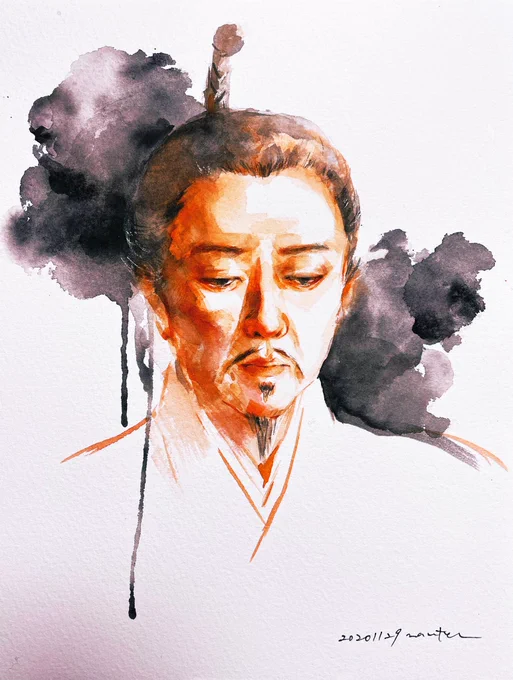 「誠を申さば 無惨な戦じゃ」

正親町天皇を描きました

#騏驎がくる
#騏驎絵 