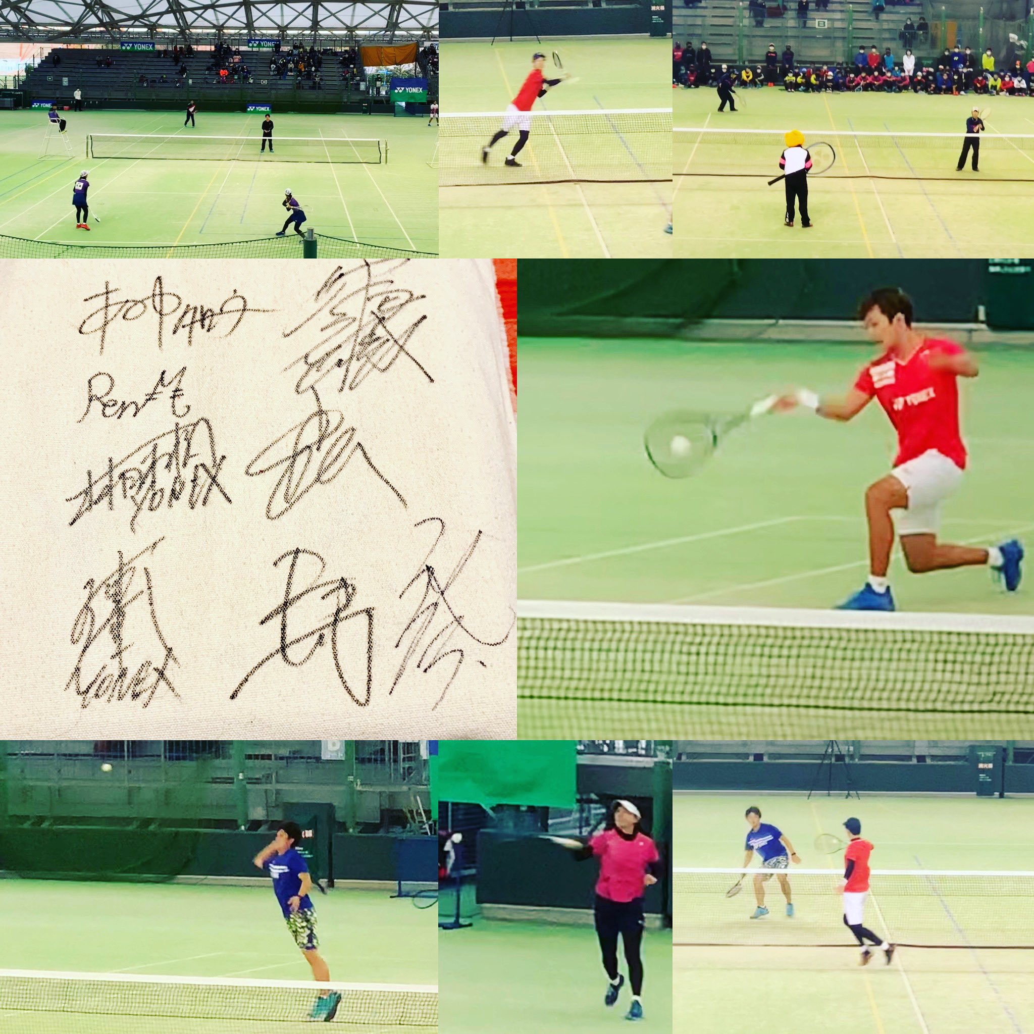 い出のひと時に とびきりのおしゃれを 船水選手 安藤選手 サイン ソフトテニス 応援グッズ Ucs Gob Ve