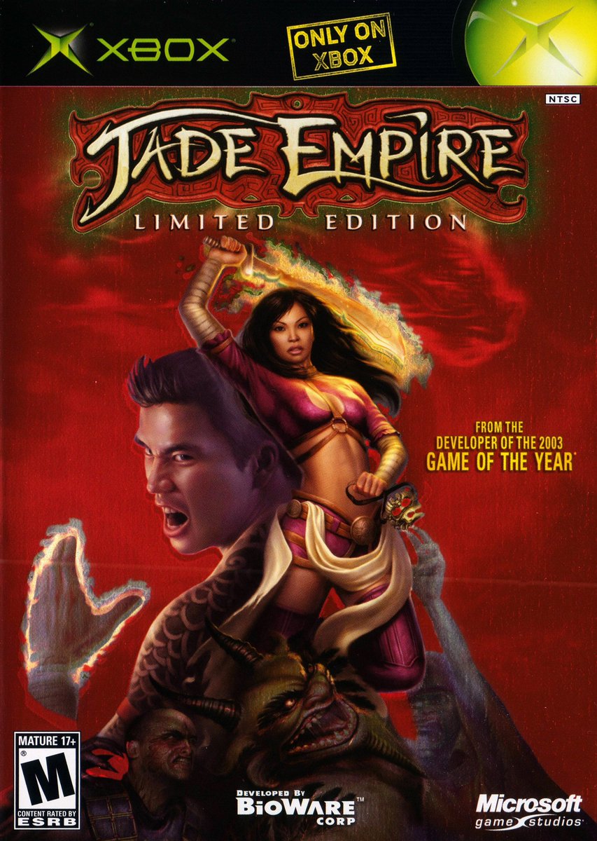 blinkboxgaming's tweet photo. @Xbox Jade empire is one of my all time favorite games still holds up and very playable today https://t.co/ZC4EZixhVX