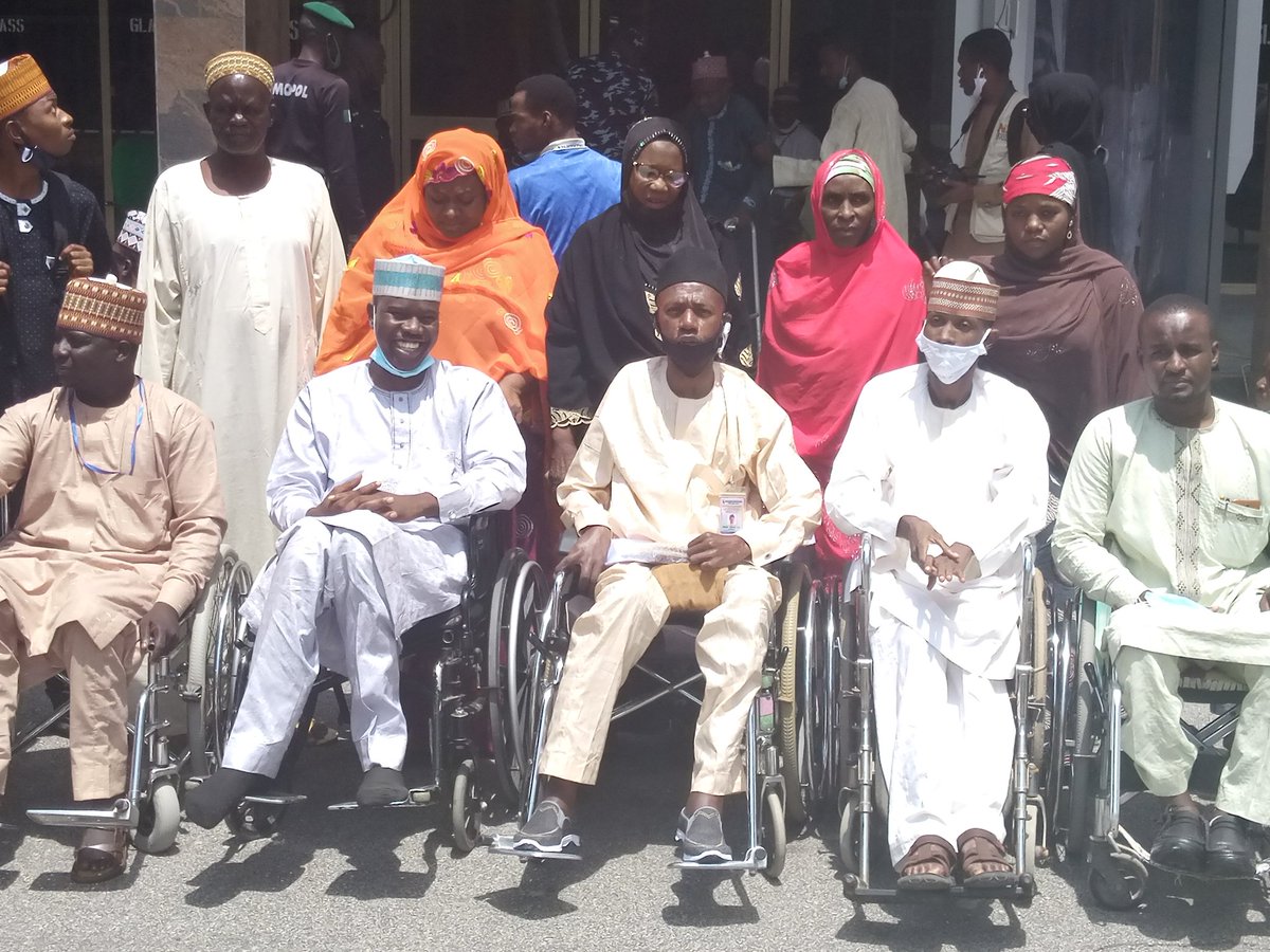sciankcluster's tweet photo. Group photos during the 5th September world SCI Day 2020, held at the prestigious Africa Hall in Government House Kano with the Deputy Governor Dr Yusuf Gawuna representing the Executive Governor Dr Abdullahi Ganduje OFR. Glory to the Almighty. https://t.co/Zebr1yqQ82