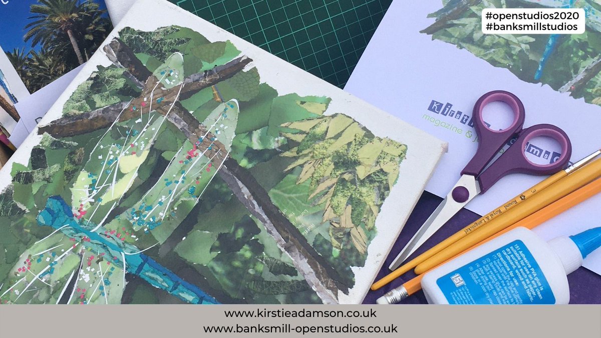 <a href="/KAdamsonArtist/">Kirstie Adamson Art</a> is a magazine collage artist and uses #nopaint to create her artwork.  She works to commission &amp; also produces Xmas cards &amp; decorations as well as home collage kits banksmill-openstudios.co.uk
#openstudios2020 #meetthemaker #openstudios #banksmillstudios