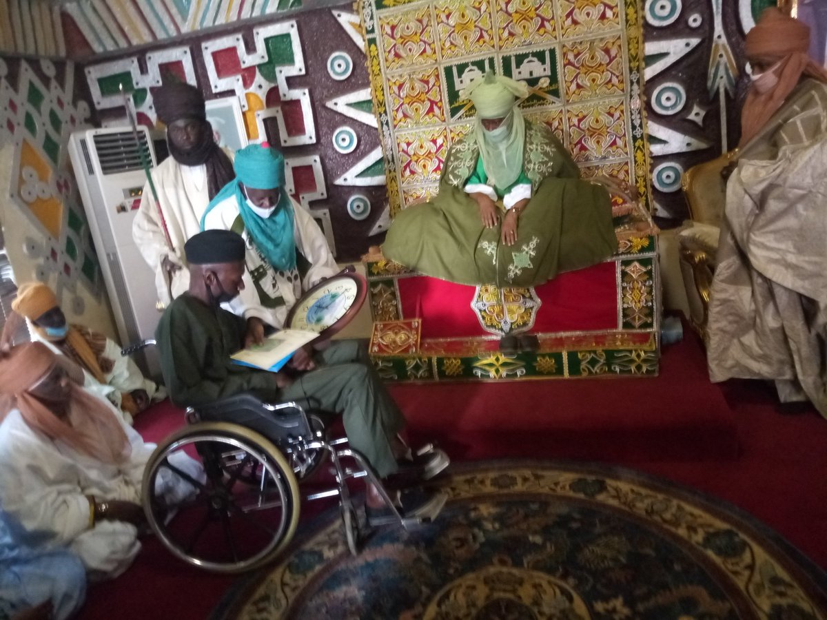 sciankcluster's tweet photo. Courtesy Visit to the Emir of Bichi Alh Nasiru Ado Bayero, call for intervention, support and understanding for the establishment of the spinal cord injury rehabilitation complex center in Kano State. https://t.co/rPz1PwigYP