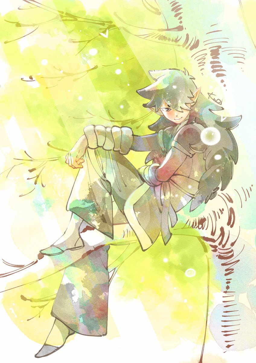 「強くてかっこよくて優しい風息

#羅小黒戦記 
#ファンアート 」|黒丸【ｸﾛｻｷﾞ再起動】発売中‼ 【東ｻﾗ】準備中🥗のイラスト