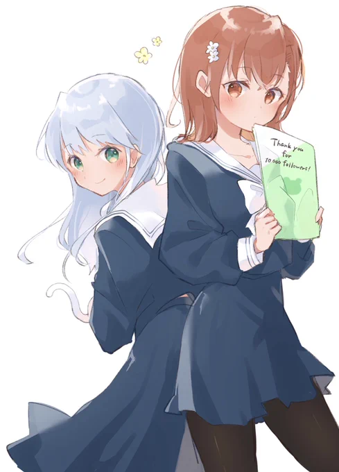 フォロワーさん1万人ありがとうございますー!!!ダブルヒロインちゃん! 