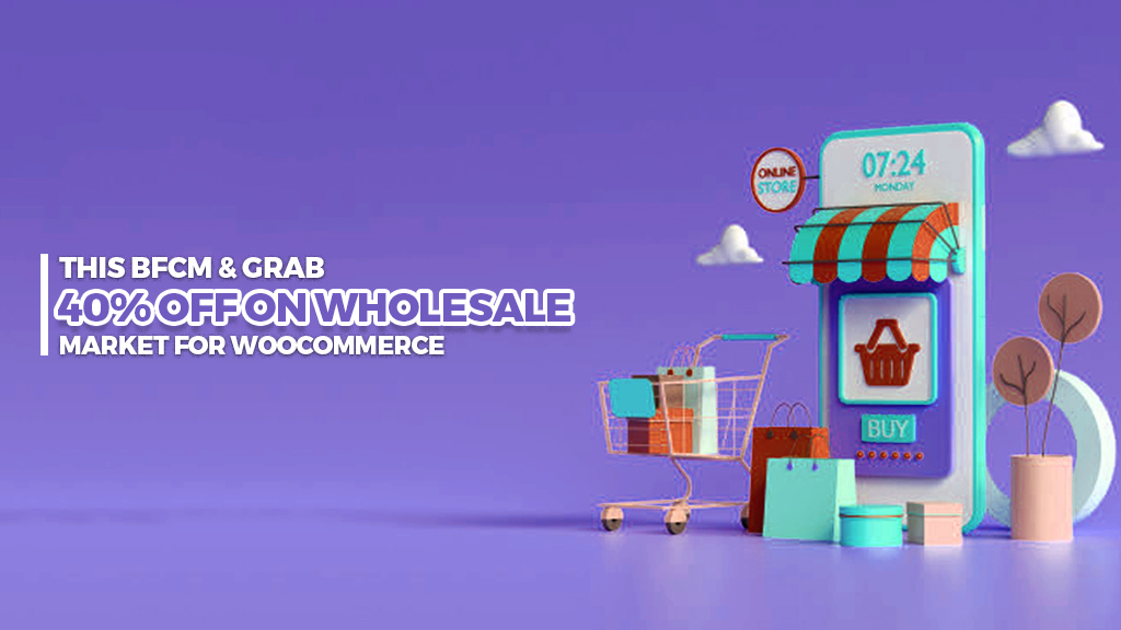 cedcommerce's tweet photo. This festive season give your shoppers the perk to shop in bulk. Leverage the instant 40% OFF discount on Wholesale.
Know more: https://t.co/swFhMGcime
#WooCommerce #bfcmsale #ecommerce https://t.co/4pGViDoq6O