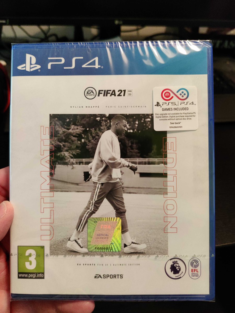 So #Movember + @EASPORTSFIFA gave me a PS4 Ultimate edition of FIFA 21.

I'm giving it away.

To enter just RT + Like

I'll choose someone randomly after 5pm tomorrow

Winner has to donate 20 quid to my fund raising page (no need if you already have!) 👉 movember.com/m/andyltfpl?mc…