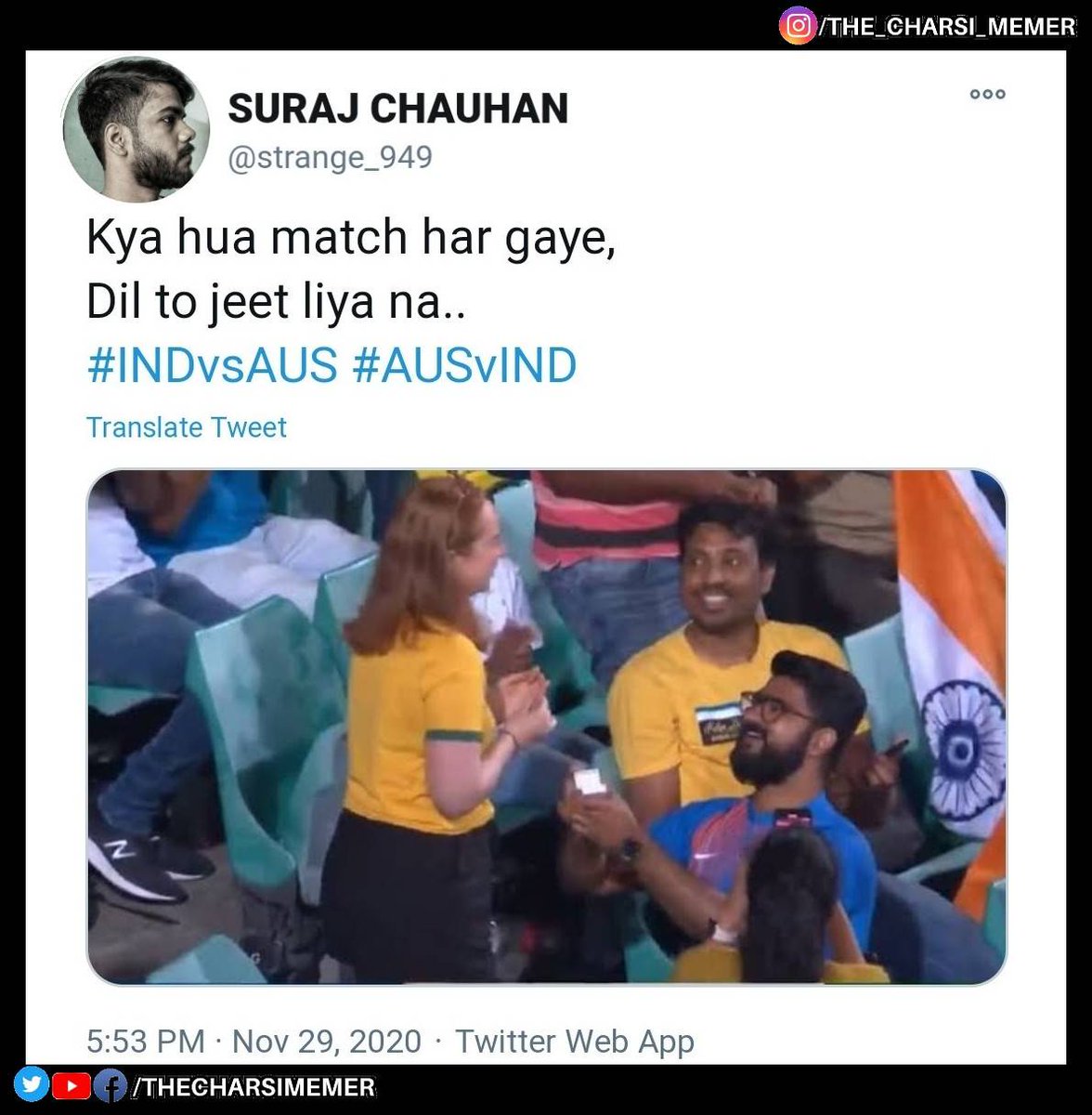 thecharsimemer's tweet photo. Thoda drd hua pr chalta hai😅
.
.
#the_charsi_memer #tubeindian #sunobc #fuddusperm #tmkoc #error69 #comedyculture #instatrend #fufaji #adultgram #gf
#jokesfordays #amazing #bestoftheday #webstagram #instagood #photooftheday #photoeveryday
#followme #likeforlike #like4like #f4f https://t.co/D5cjSh2mZZ