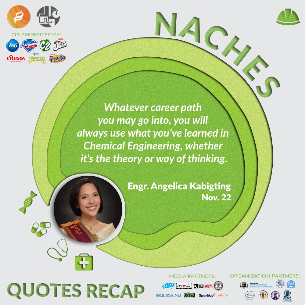 SNCEC's tweet photo. Missed out on this year’s National Chemical Engineering Symposium? Here are some takeaways from the wonderful and insightful talks given by our esteemed speakers. 

To aspiring chemical engineers, we wish you all the best of luck in your journey!

#SNCEC2020 https://t.co/MqW1fqQdCy