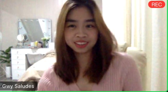 kizylene's tweet photo. second zoom with my best girl, ilysm @gwyomi @gwychives @4reuminct 🥺💘

#AREUMadeMyDay #GwySaluDOS https://t.co/CJlxnIFYHM