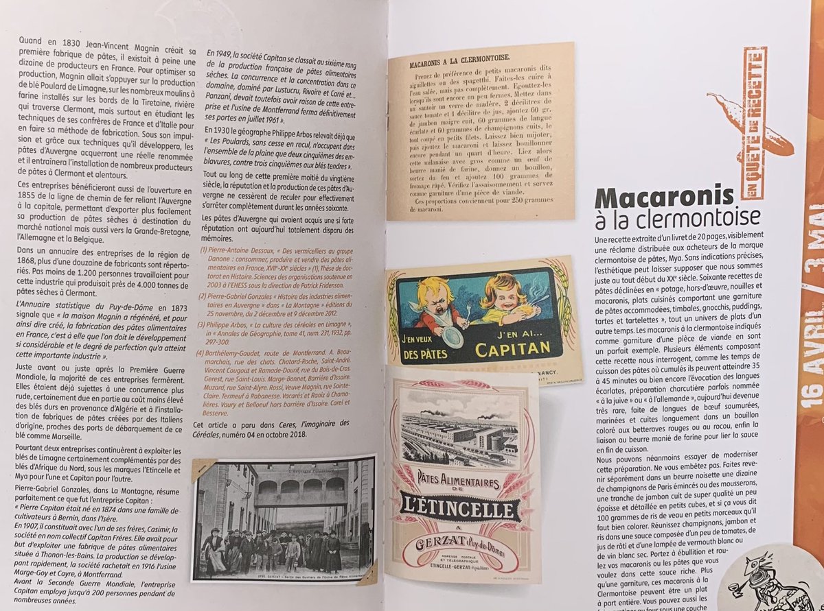 olivierbianchi1's tweet photo. Il est sorti hier, une belle idée de cadeau de Noël : le solide almanach nourricier de Clermont-Auvergne. Bravo à toute l’équipe de l’Etonnant Festin ! https://t.co/o1gsOFhtmw