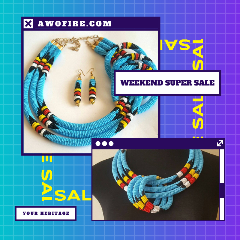 Awoinc77's tweet photo. Handmade African Jewelry Set
#awofire.com
#Wearyourheritage #handmadeheadwrap #handmadejewelry #supportblackbusinesses #blackbusinessowner https://t.co/9h1Z7ezwIQ