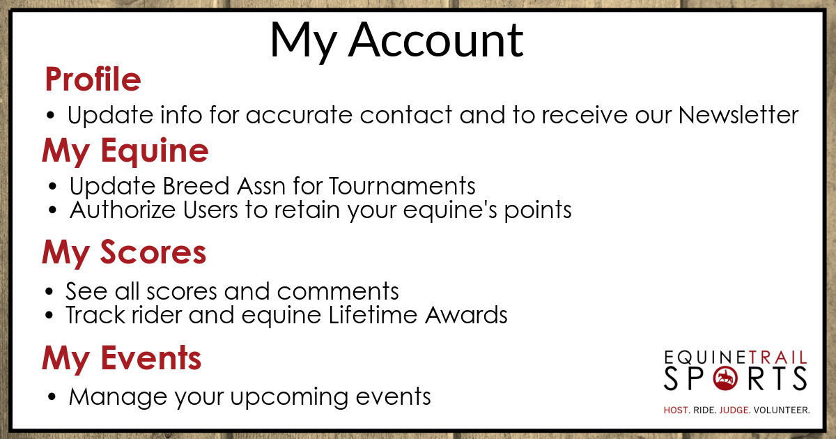 EquineTrail's tweet photo. Are you up to date? Check your Profile today! https://t.co/zVLk6ZfuHF