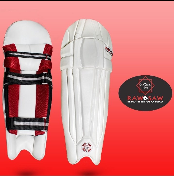 High quality cricket pads available 
For more information and inquiry please visit our site rawnsaw.com