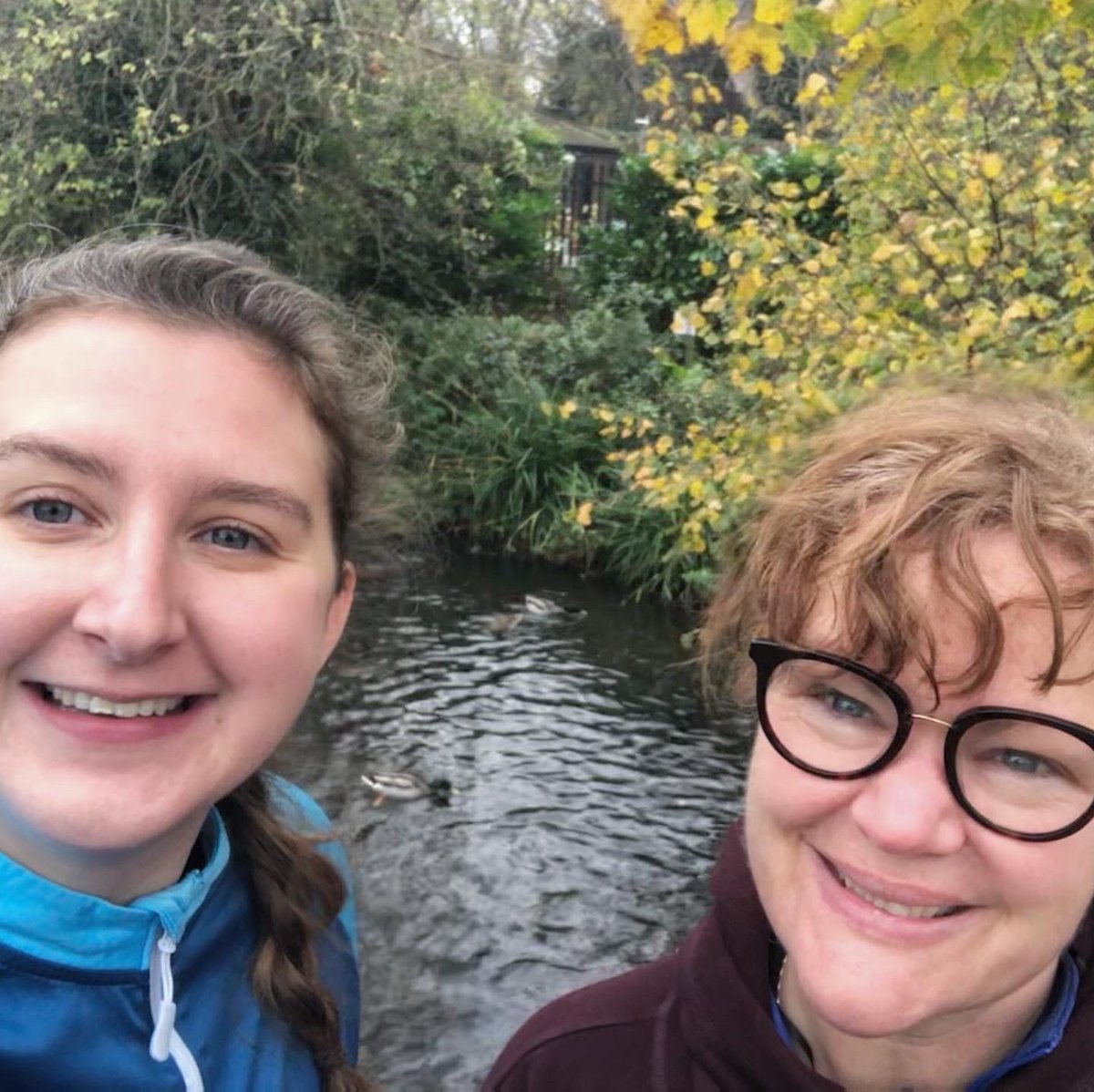 LGilch's tweet photo. Happy happy morning running with the wonderful @ShazStead in lovely @MordenHallPkNT after being off running for nearly 2 months! #winterrunning #runningbuddies #ukrunchat #backinthegame https://t.co/sRyLnOgpjY