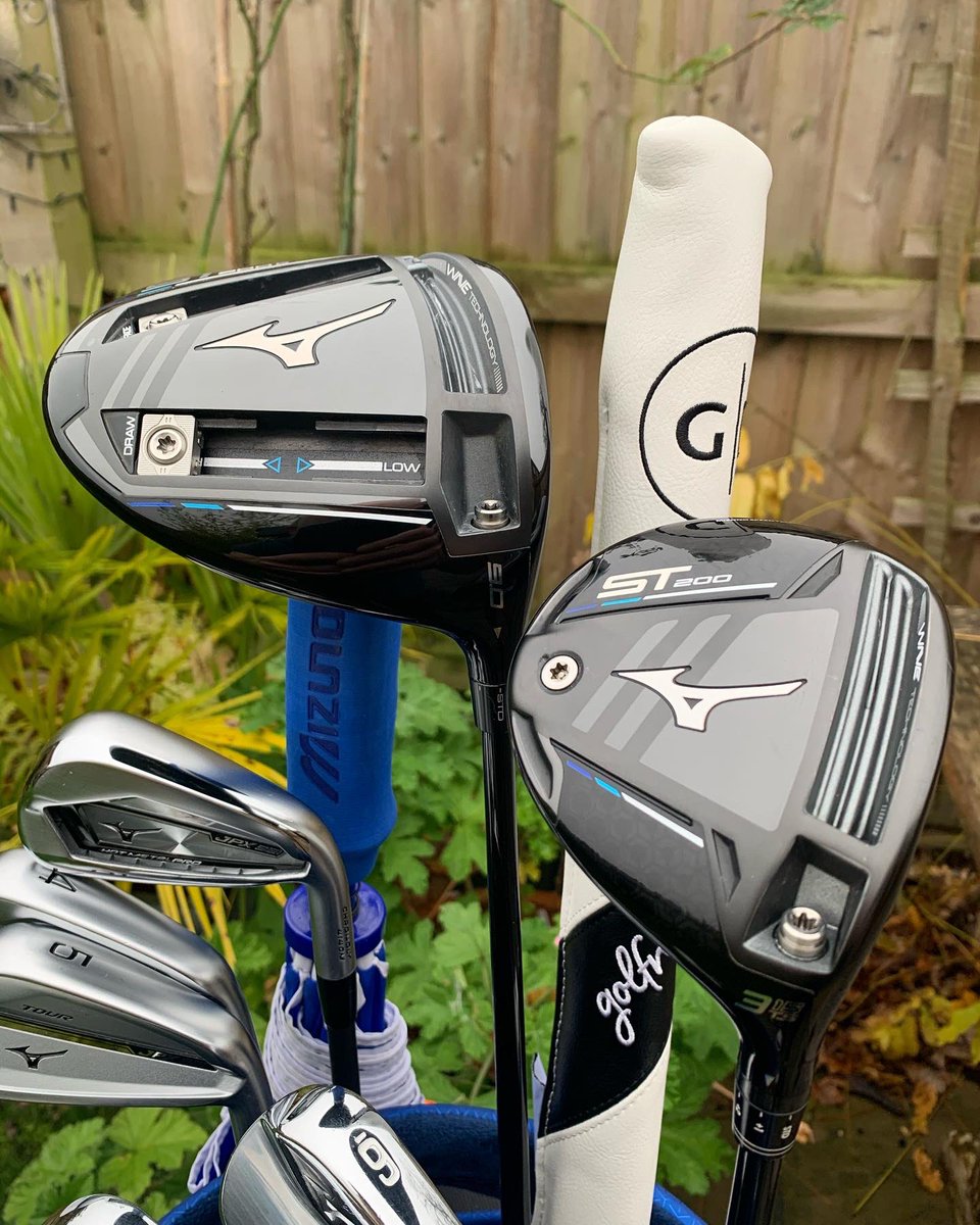 golfnation_'s tweet photo. I’m going with a new combo setup! 👀 @MizunoGolfEU #ST200G #ST200 #JPX921 Hot Metal Pro #JPX921Tour #MP20 #T20 Raw #ES21 👌🔥🔥🔥 #Mizuno https://t.co/YYQqGgpvvx