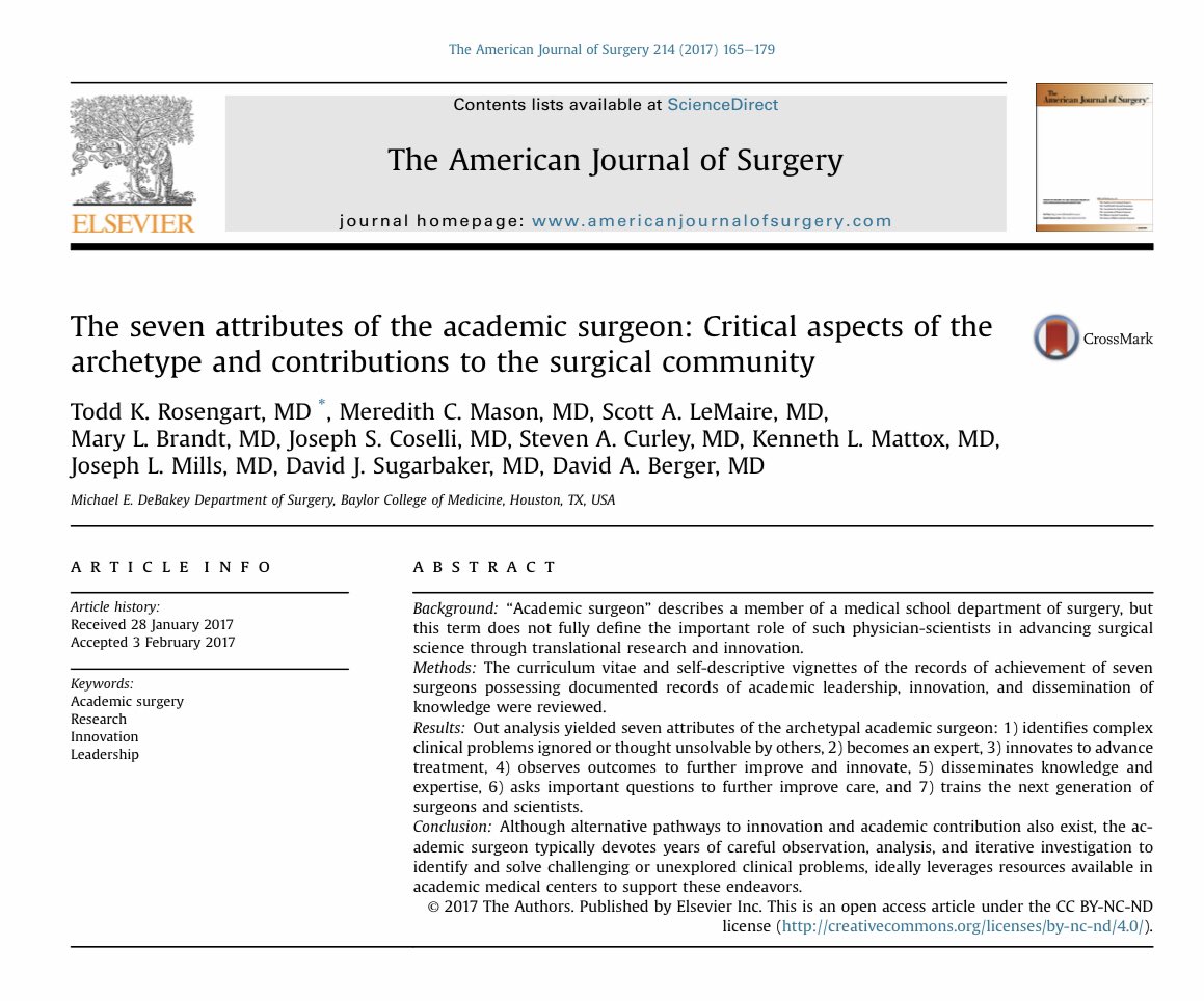 AmJSurgery's tweet photo. The 7 Habits of Highly Effective People = The 7 attributes of the academic surgeon! Critical aspects and contributions to the surgical community! #SoMe4Surgery @pferrada1 @herbchen @kmattox1 @elliotthaut @JJcolemanMD @PipeCabreraV @Cirbosque @MISIRG1 @pturnermd @TomVargheseJr https://t.co/ncucejisOq