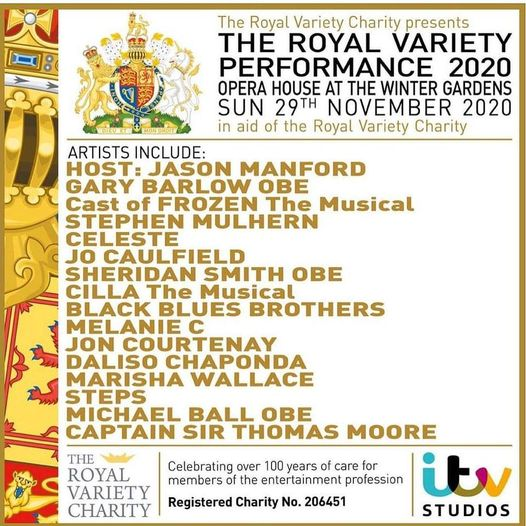 Good luck and have a great evening to everyone at @WGBpl for the @RoyalVariety Performance 2020.