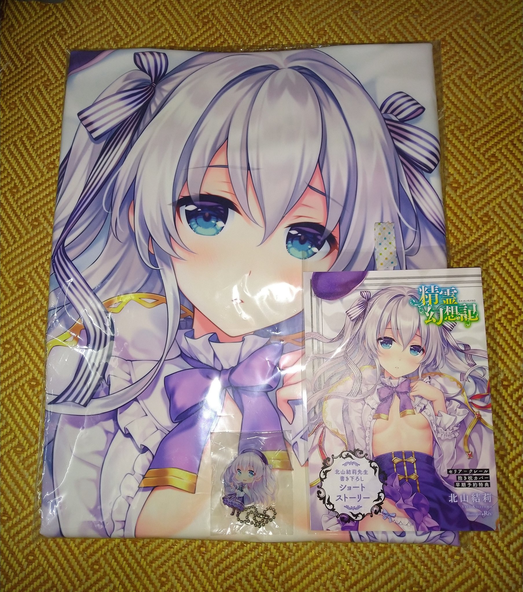 台湾の女控 動漫 輕小說 我們的大動漫 共榮圈 No Twitter 予約注文した セリア クレールの抱き枕カバー がもう届きました 品物が素敵です 精霊幻想記 Seireigensouki 北山結莉 Yuri Kitayama Riv Rivleaf