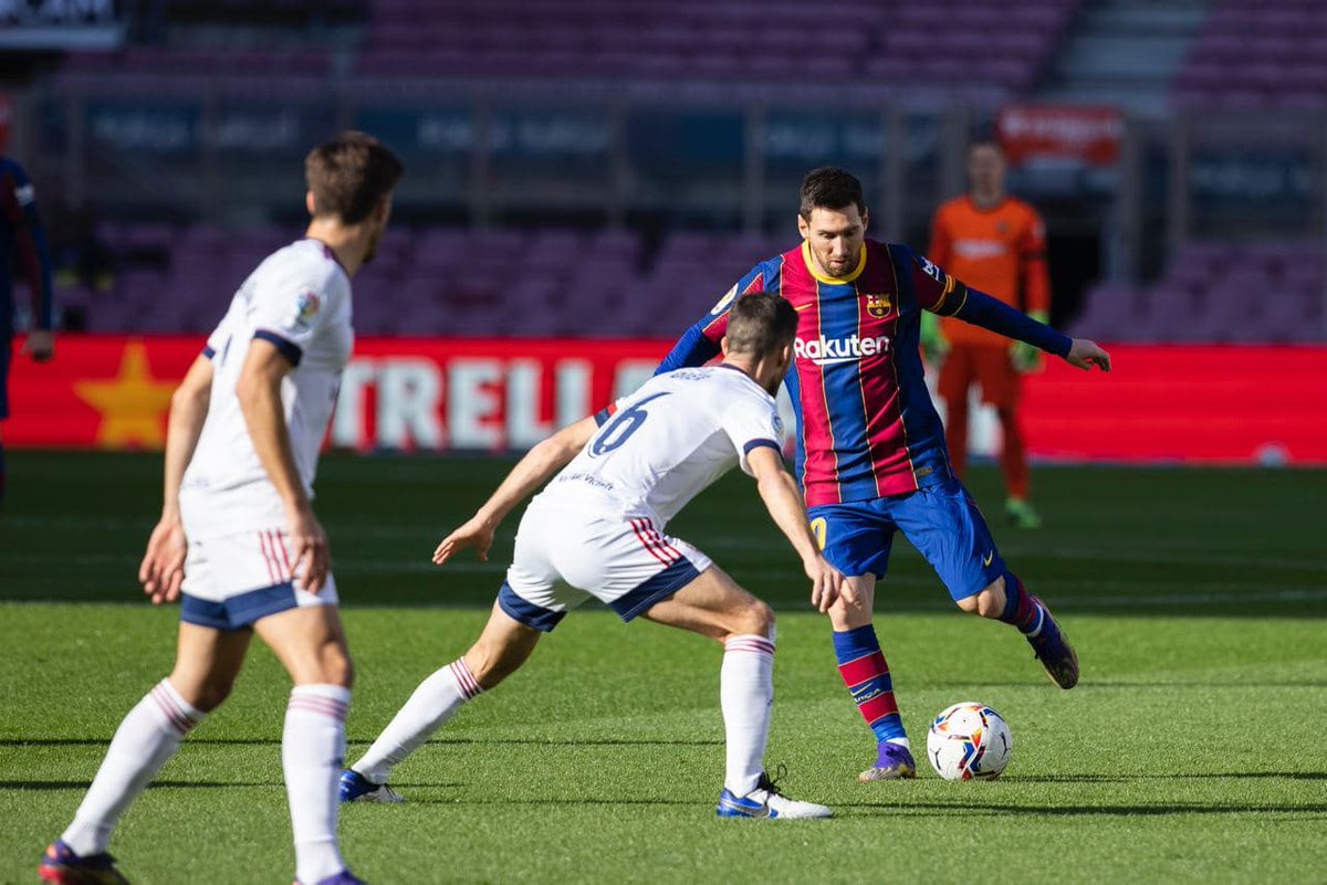 FCBarcelona_es's tweet image. ⏰ ¡Final de la primera parte!
💪 #BarçaOsasuna (2-0)
⚽ @MartinBraith y @AntoGriezmann
🔵🔴 #ForçaBarça