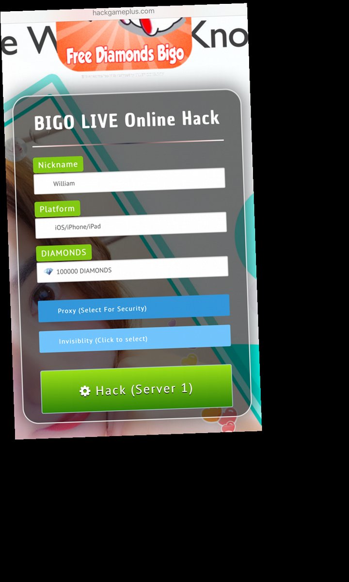 bigo live hack script / Twitter