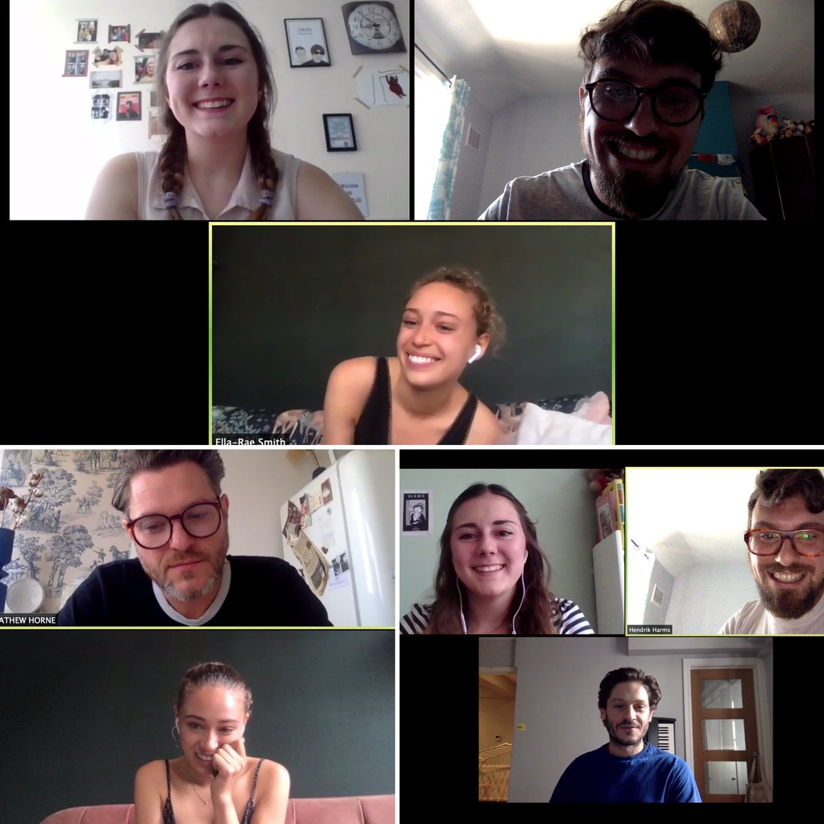 Really missed #directing on set this year, but so glad the means exist to find a way around it. Zoom directing is not the same, but on the flip side at least I haven’t been stood in woodland getting drenched by cold November rain. Swings and roundabouts? <a href="/mfhorne/">Mathew Horne</a> <a href="/tessyclarke/">Tess clarke</a>