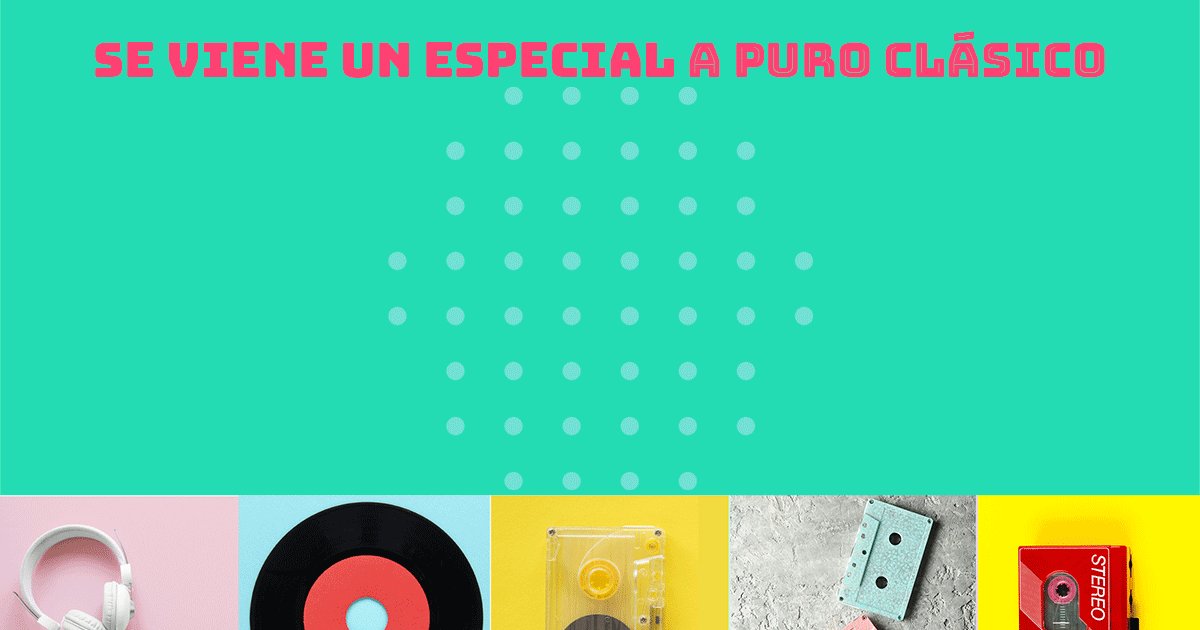 Verificado
📢SE VIENE UN ESPECIAL A PURO CLÁSICO EN LA 100!🎶👏
Agendalo…. 📝MIÉRCOLES 9 DE DICIEMBRE, te presentamos #DiscosYCassettes… 🔊un día entero de grandes canciones para vos…. 🎶Con todos esos clásicos que marcaron tu vida.🎶
LA100.COM.AR  #La100