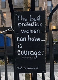 Union Canal, Edinburgh :  #WomenWontWheest