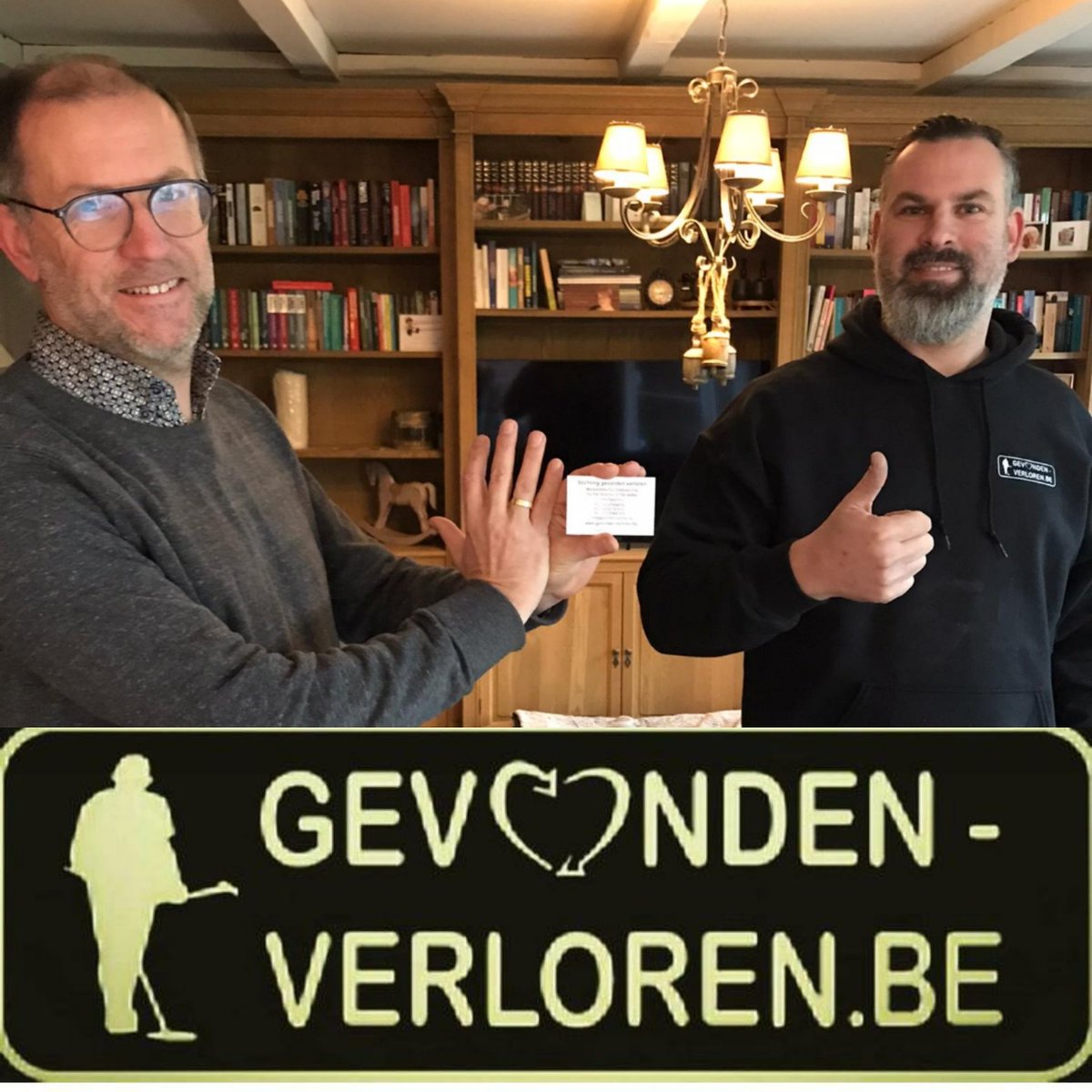 Trouwring terug gevonden binnen in woning