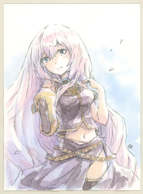 マジミラでいっぱいのところすみませんが、ルカさん描きましたで失礼しますよ… 