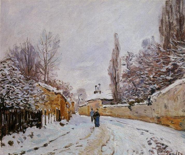 La neige à Louveciennes
Alfred Sisley