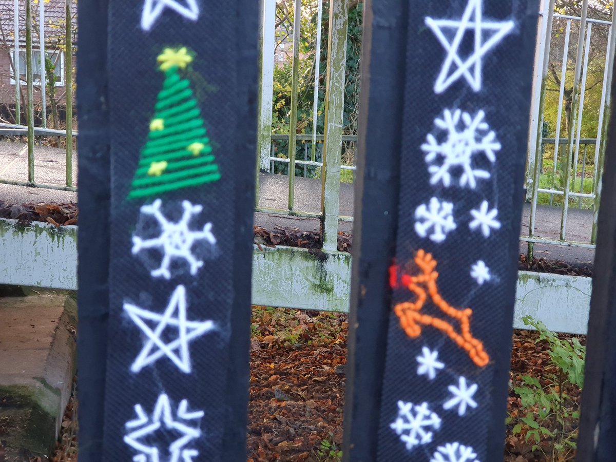 We've started putting up our Christmas display on Platform Two 🙂