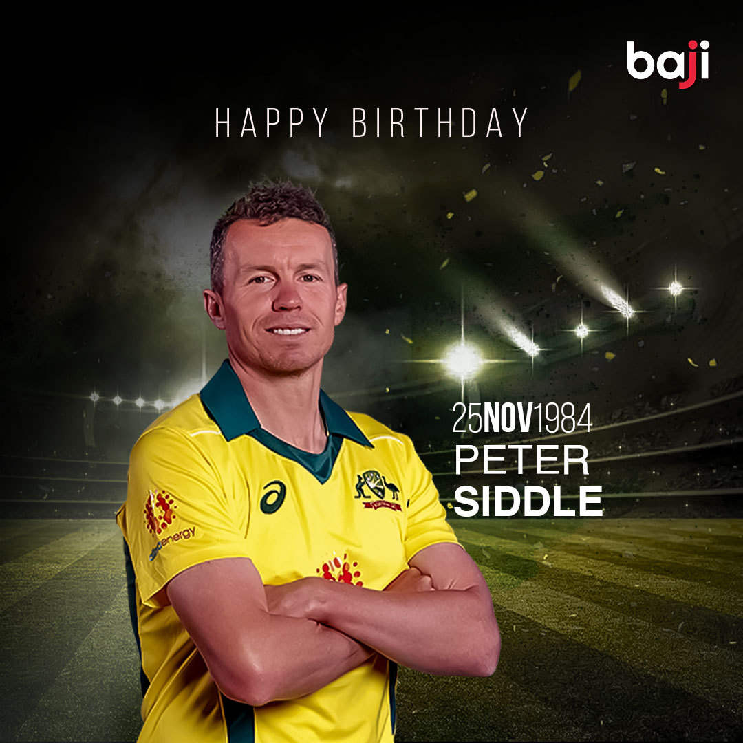 Happy Birthday to Peter Siddle       