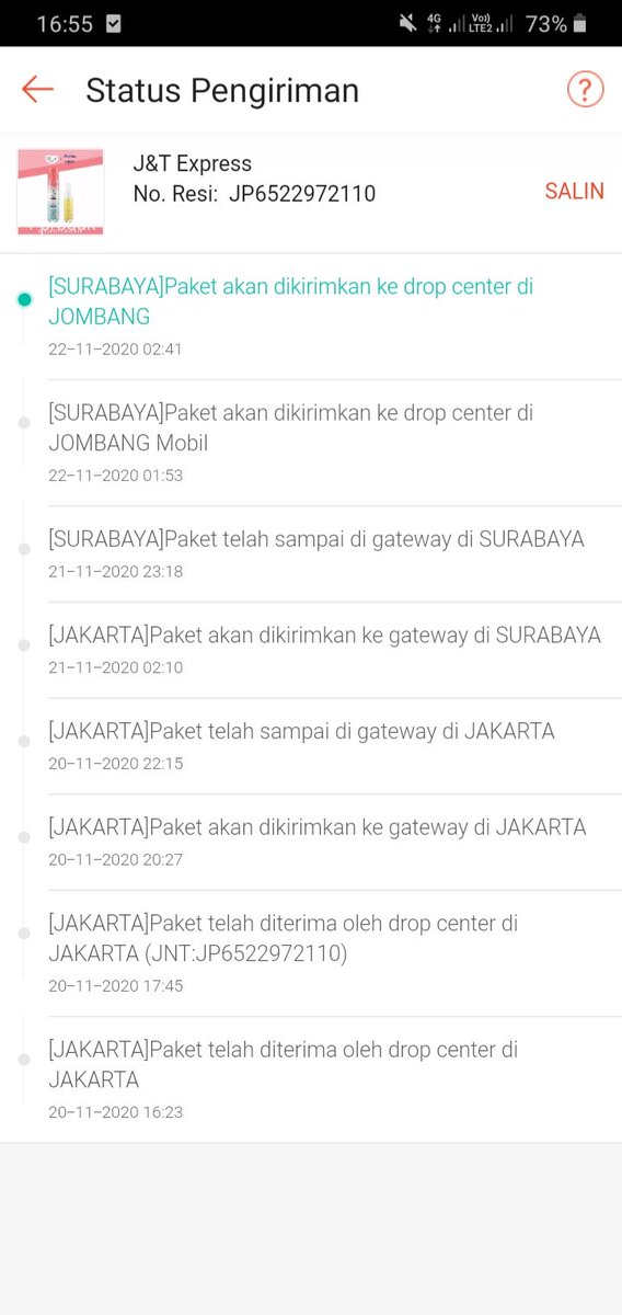 vivinyeon's tweet photo. @jntexpressid halo min, ini rumah saya di Mojokerto, tapi kok di kirimnya ke Jombang ya?? gimana ini min https://t.co/5mxGzQH8yD