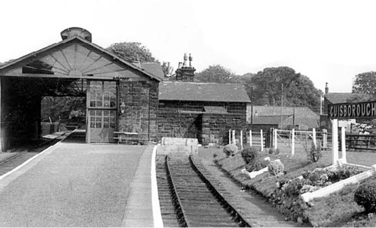 18/ Guisborough Railway Station shortly after closure. The site is now a car park for shoppers heading into town.(Closed: 2nd March 1964)