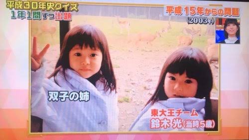 鈴木光 東大王 の双子の姉が可愛い 出身大学やプロフィールを写真つきでまとめてみた Monjiroblog
