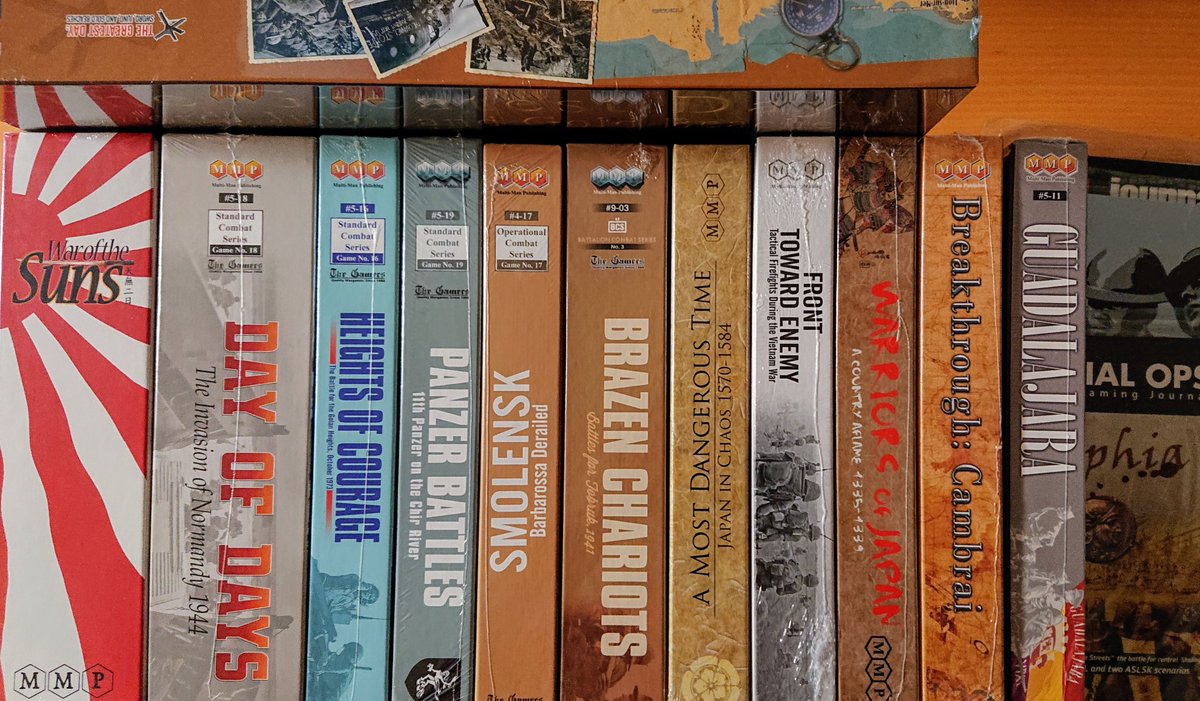 yuishikani1's tweet image. MMP社のVeteran&apos;s Saleの購入物が到着。予想よりも早かった。来年1年は優に遊べる、と思う・・。 #ウォーゲーム #MultiManPub