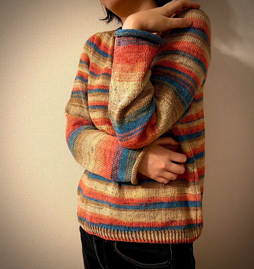 ユザワヤ限定商品のFREE SOCK COTTON D-59-07番でVネックのサマー