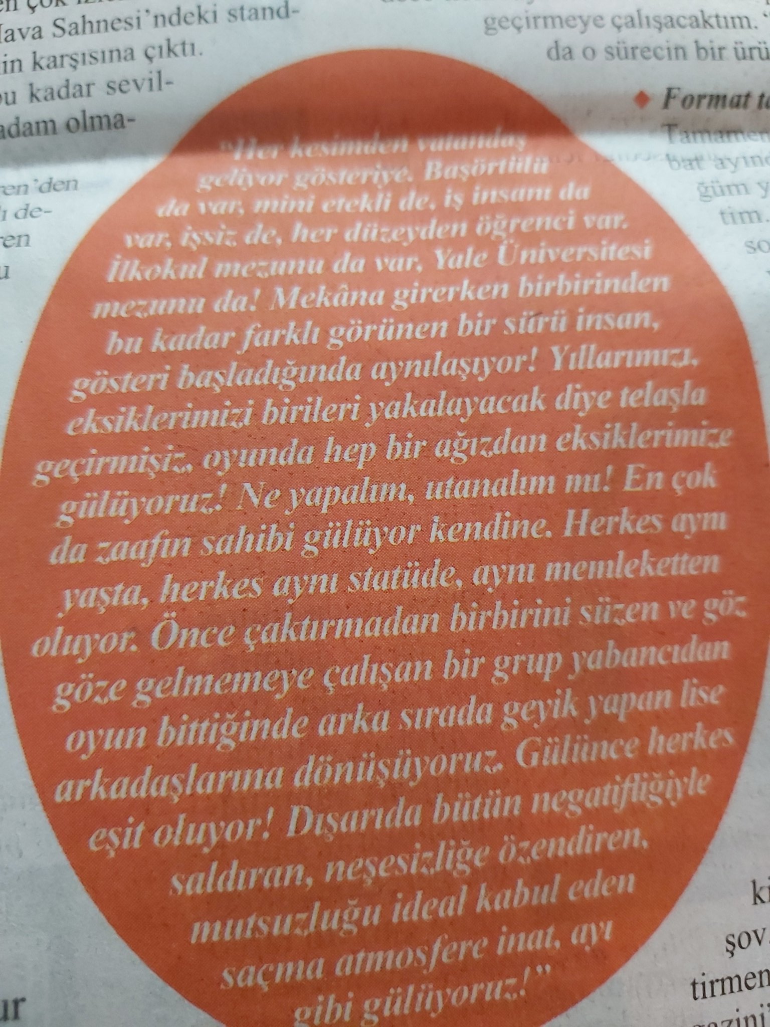 Hasan Can Kaya On Twitter Bugun Cumhuriyet Pazar Da Yayinlanan Soylesimizden Konusanlar Talk Show Ile Ilgili