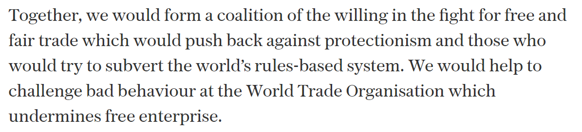 And then we finally come to what's always been my biggest issue with UK's take on CPTPP. Attaching our own meaning and ideology to this deal. It's a trade deal, not the Rebel Alliance. /13