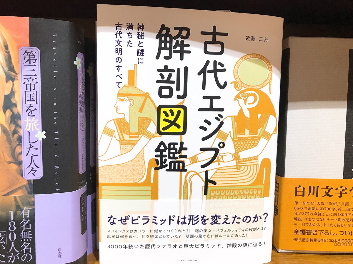 Maruzen ジュンク堂書店 梅田店 Di Twitter 古代エジプト解剖図鑑 エクスナレッジ 最初のピラミッドを築いた王 ピラミッドの分布 ミイラのつくりかた ヒエログリフの読みかた 古代エジプトのファラオ 王墓 神殿 神々 生活など多岐にわたる分野を