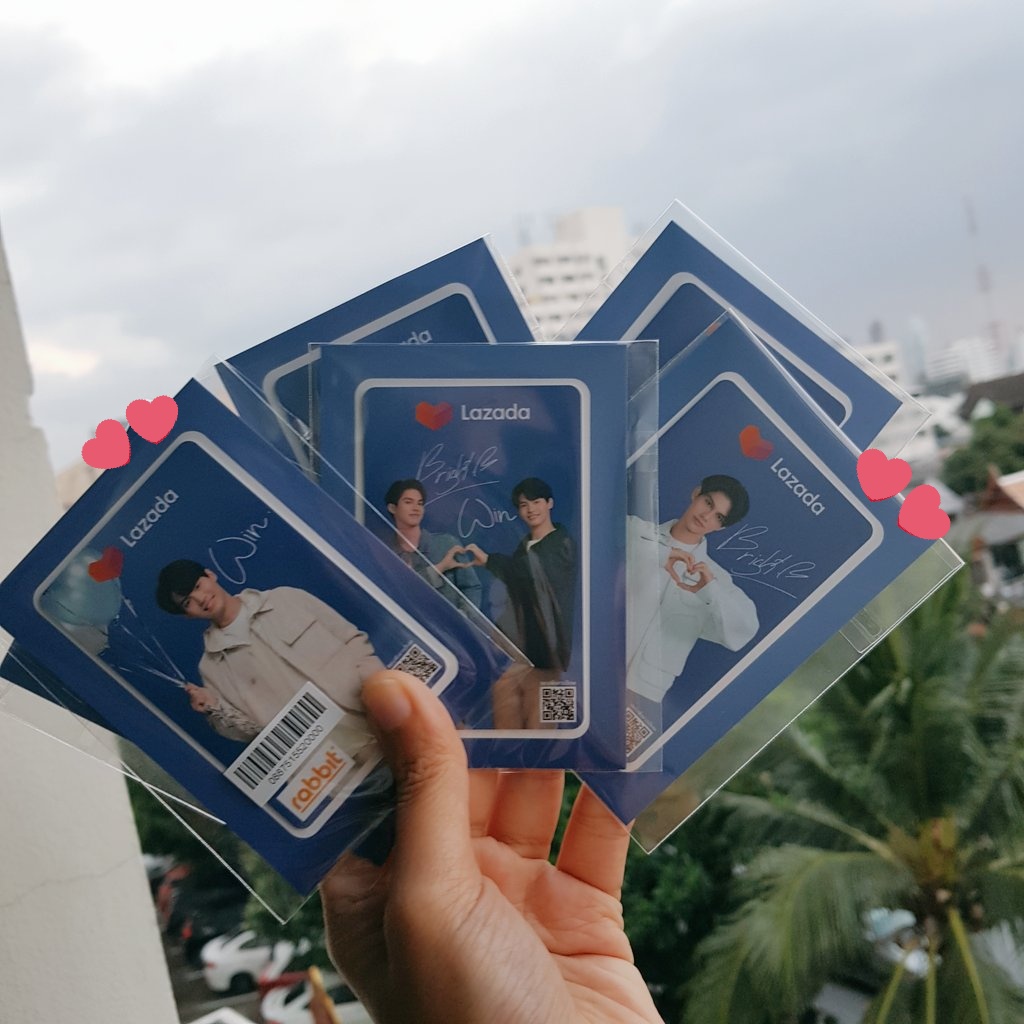 bwMrrabbit's tweet photo. Retweet + reply ติด #FantopiaxBrightWinDay2  

แจกบัตรแรบบิท ลาซาด้า น้องไบร์ท น้องวิน อย่างละใบค่ะ

สุ่มคืนนี้สี่���ุ่มนะคะ

#ไบร์ทวิน
#winmatawin 
#bbrightvc https://t.co/eak3Jnu9be