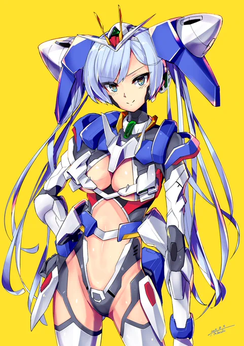 ダブルオーガンダムばかりで失礼します
#いいツインテールの日 
#MS少女 